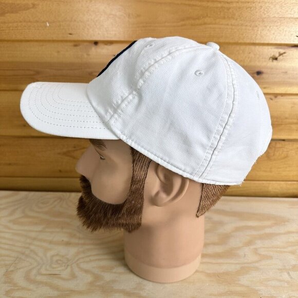 Vineyard Vines Hat Cap Mens Adjustable Back White Spellout Whale Logo Dad - Picture 4 of 6